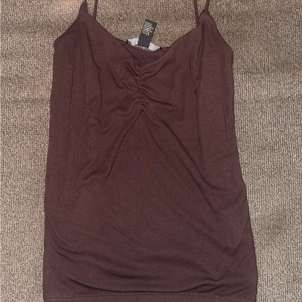 Brown tank top from forever 21